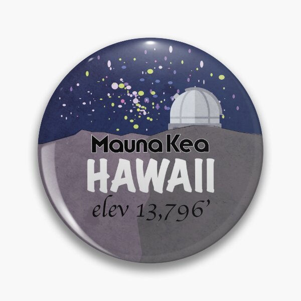 Item preview, Mauna Kea Hawaii - State Highpoint #06 designed and sold by PeakButtons.