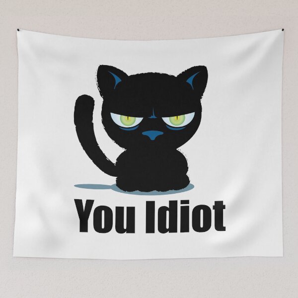 Item preview, Grumpy Cat - You Idiot designed and sold by sunsunyy.