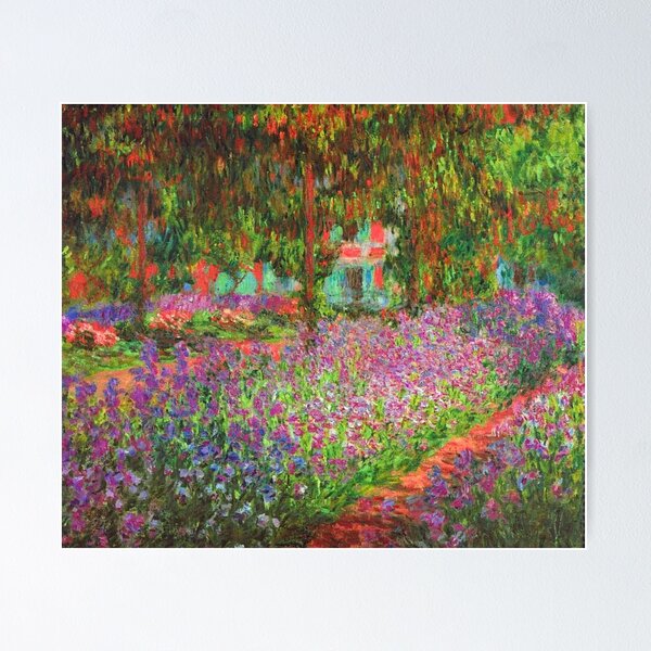 Item preview, Claude Monet - The Iris Garden at Giverny designed and sold by Vivanne-art.