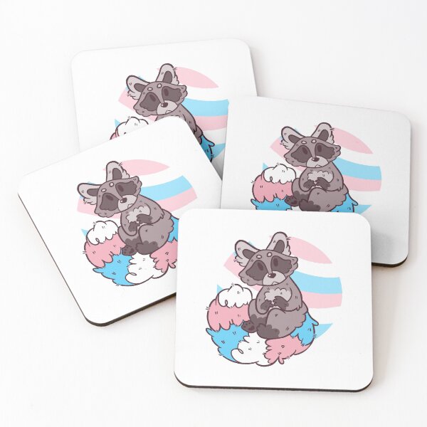 Item preview, Pride Raccoon TRANDGENDER designed and sold by Epoxxalypz.