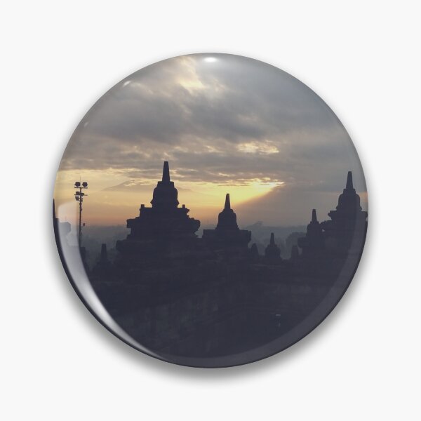 Item preview, Borobudur Temple Sunrise View designed and sold by traveltheory.