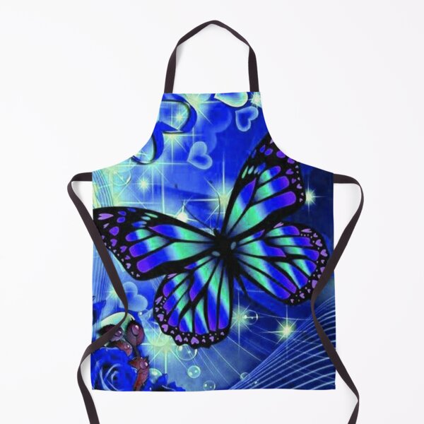 Item preview, Shiny blue butterfly love designed and sold by NexusArts.