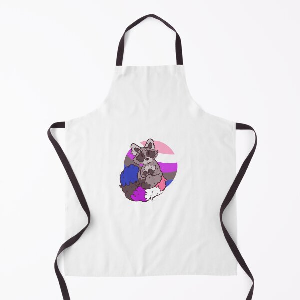 Item preview, Pride Raccoon GENDERFLUID designed and sold by Epoxxalypz.