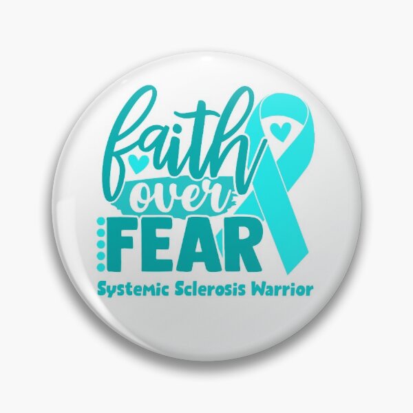 Item preview, Faith Over Fear Systemic Sclerosis Warrior designed and sold by largellie.