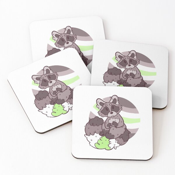 Item preview, Pride Raccoon AGENDER designed and sold by Epoxxalypz.