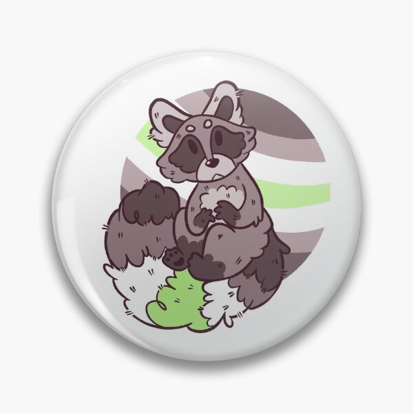 Item preview, Pride Raccoon AGENDER designed and sold by Epoxxalypz.