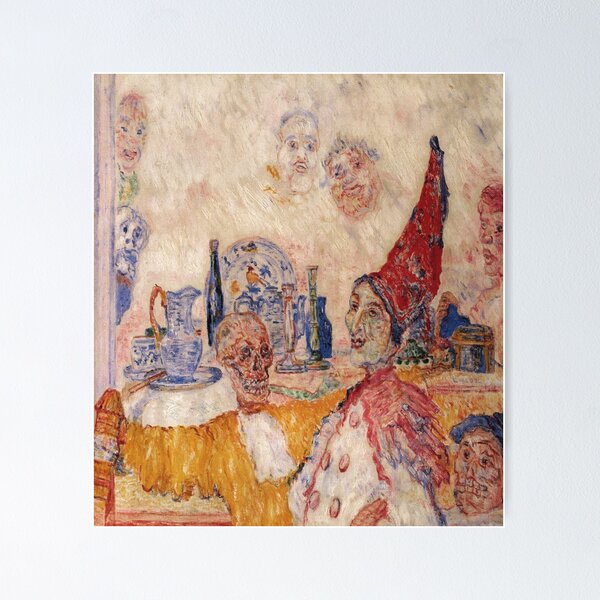 Aperçu de l'œuvre Pierrot Lunaire-James Ensor créée et vendue par LexBauer.