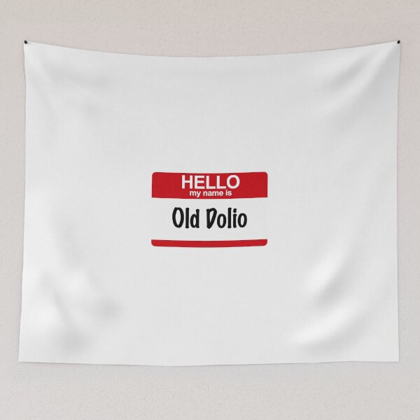 Item preview, Old Dolio nametag designed and sold by BoxerBeardCo.
