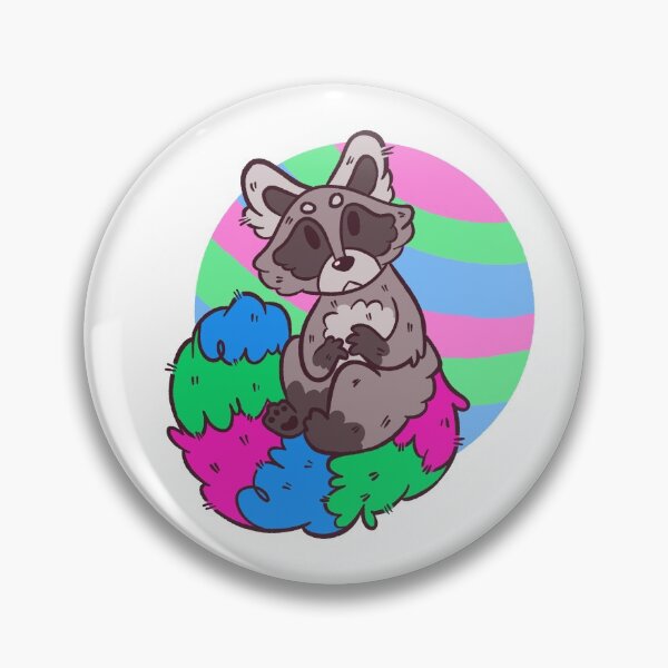 Item preview, Pride Raccoon POLYSEXUAL designed and sold by Epoxxalypz.
