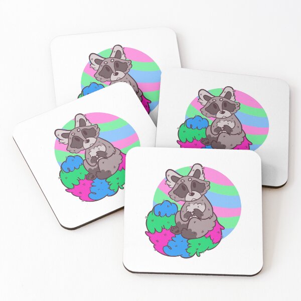 Item preview, Pride Raccoon POLYSEXUAL designed and sold by Epoxxalypz.