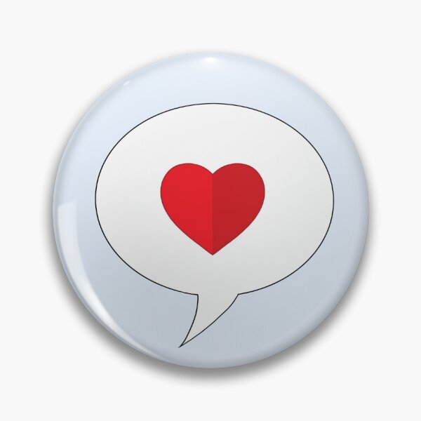 Item preview, Love Heart Speech Bubble designed and sold by Missakura.
