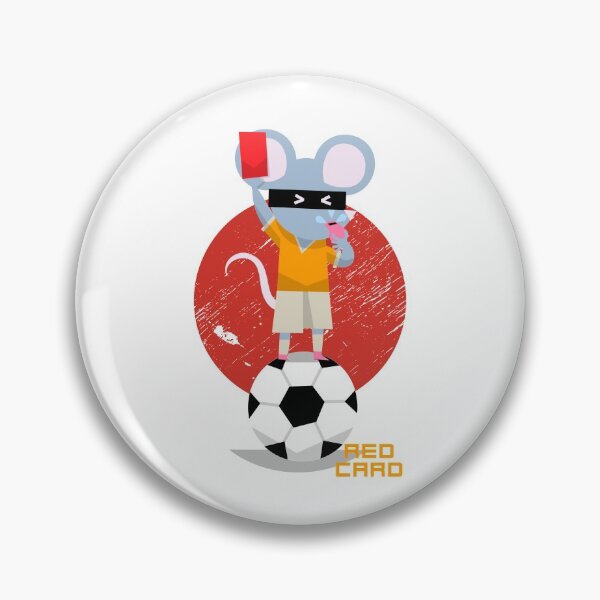 Item preview, Mouse- referee soccer mouse with red card and whistle designed and sold by utopianpioneer.