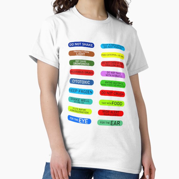 Item preview, Pharmacy label auxiliary warning ! designed and sold by mallufun.