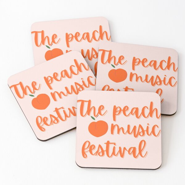 Item preview, The peach music festival orange green winged peach  designed and sold by AKMarkethub.