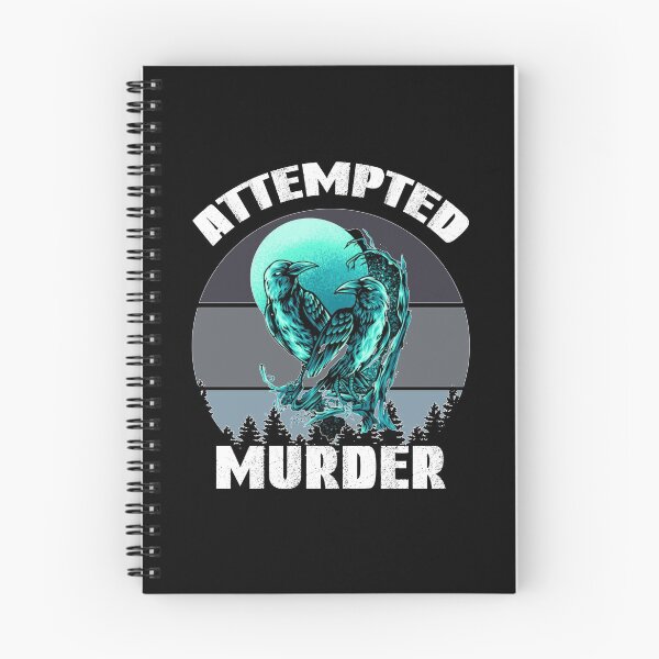Item preview, Attempted Murder Crows And Ravens, True Crime designed and sold by SportyDogShop.