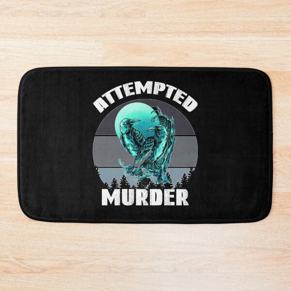 Item preview, Attempted Murder Crows And Ravens, True Crime designed and sold by SportyDogShop.