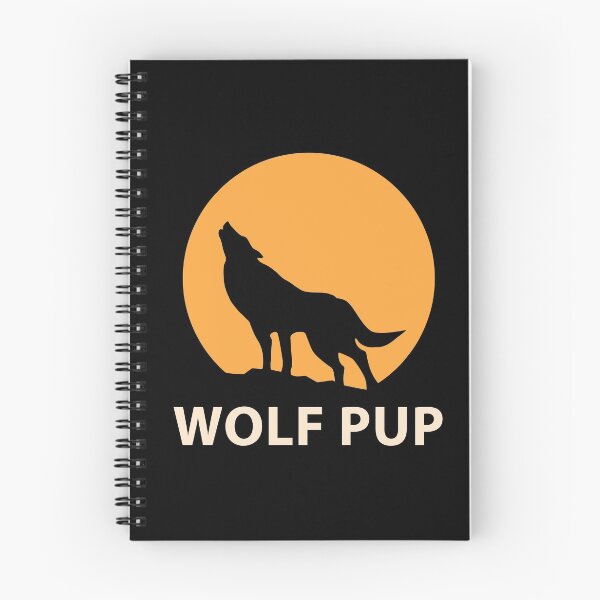 Item preview, Wolf Pup Be Brave Stay Wild Great Outdoors designed and sold by StudioTina.