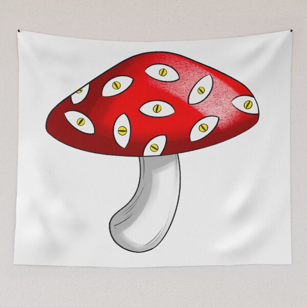 Item preview, Fly-agaric mushroom amanita fungi designed and sold by LavrushaArt.