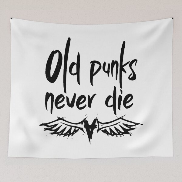 Item preview, Old Punks Never Die designed and sold by LarrysDesigns.