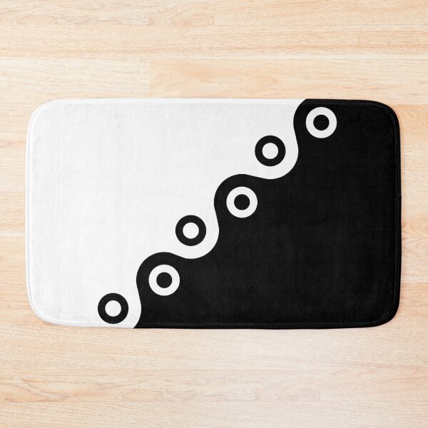Item preview, Yin and Yang Black and White Symmetrical Asymmetry designed and sold by Shapes-Mania.