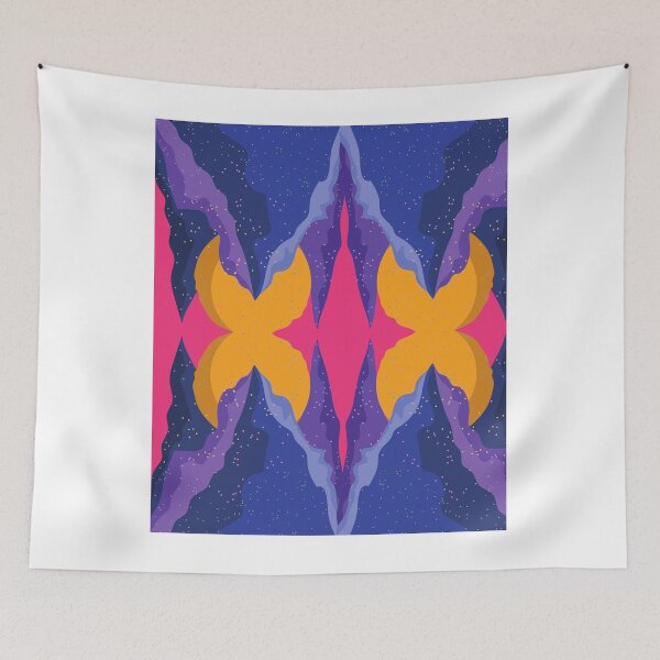 Item preview, Abstract landscape, color sun peaks majestic minimal scene designed and sold by Xoox Art.