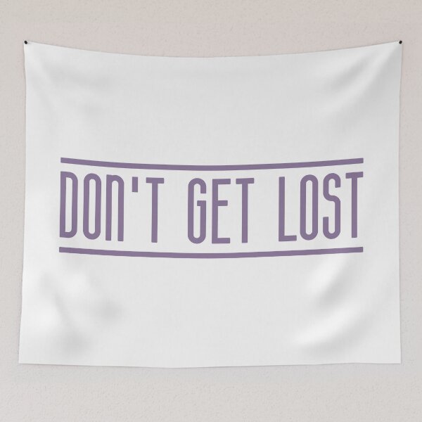 Item preview, Don't Get Lost (Purple) designed and sold by FilipeFerreira.