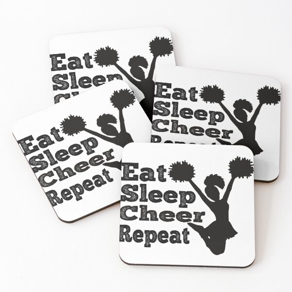 Item preview, Eat Sleep Cheer Repeat designed and sold by LarrysDesigns.