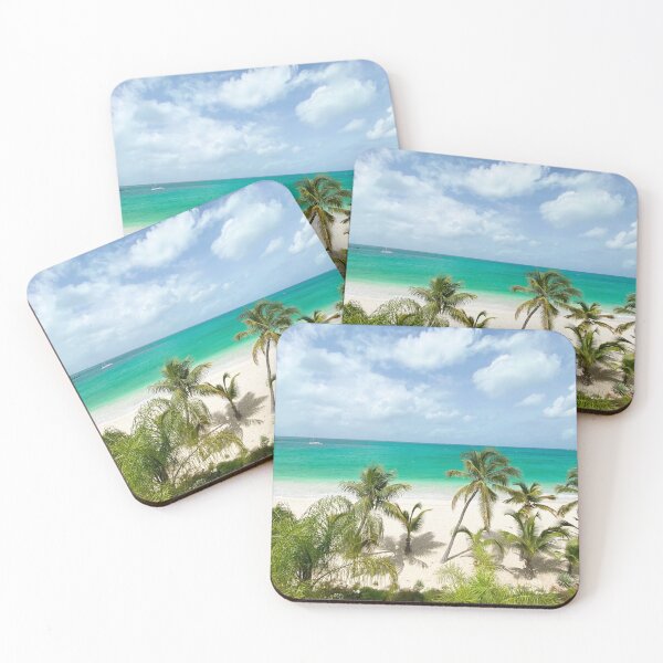 Item preview, Beautiful Summer Day At The Beach With Palm Trees  designed and sold by Barolina.