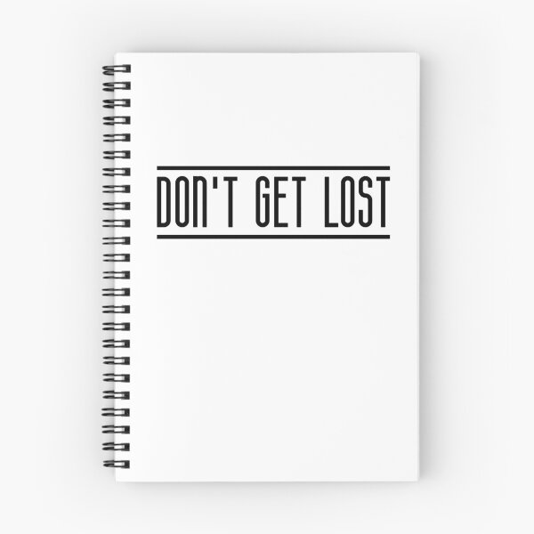 Item preview, Don't Get Lost (Black) designed and sold by FilipeFerreira.