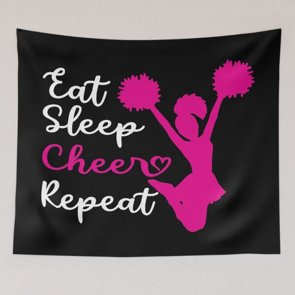 Item preview, Eat Sleep Cheer Repeat designed and sold by LarrysDesigns.
