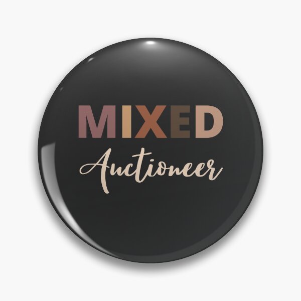 Item preview, Mixed Race Auctioneer designed and sold by LAST WEEK'S STOLEN AESTHETICS.