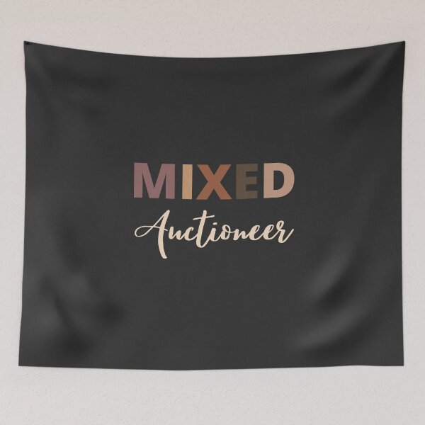 Item preview, Mixed Race Auctioneer designed and sold by LAST WEEK'S STOLEN AESTHETICS.