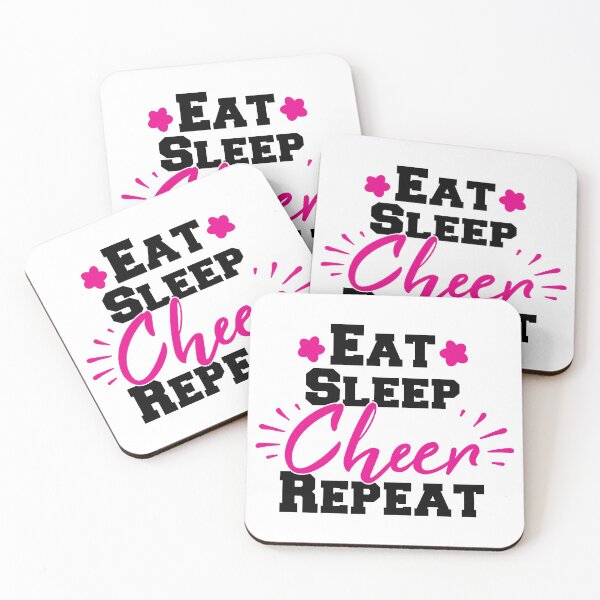 Item preview, Eat Sleep Cheer Repeat designed and sold by LarrysDesigns.