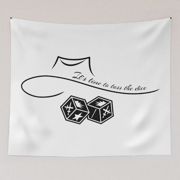 Item preview, Stylized Hat - It's Time To Toss The Dice designed and sold by JilliansJumble.