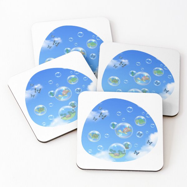 Item preview, Space Turtle, water bubble design, outerspace lover designed and sold by cutenessing.