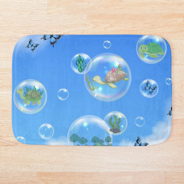 Item preview, Space Turtle, water bubble design, outerspace lover designed and sold by cutenessing.