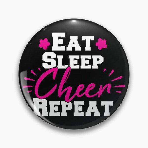 Item preview, Eat Sleep Cheer Repeat designed and sold by LarrysDesigns.