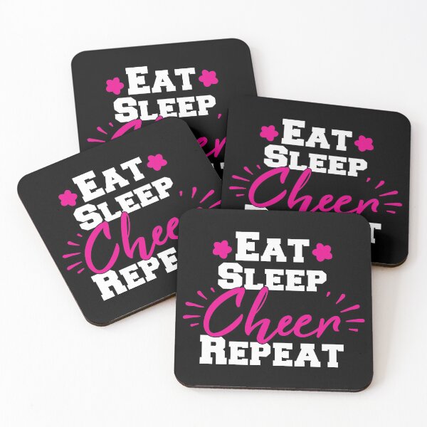 Item preview, Eat Sleep Cheer Repeat designed and sold by LarrysDesigns.