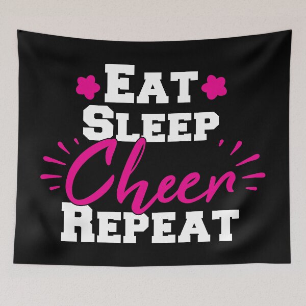 Item preview, Eat Sleep Cheer Repeat designed and sold by LarrysDesigns.