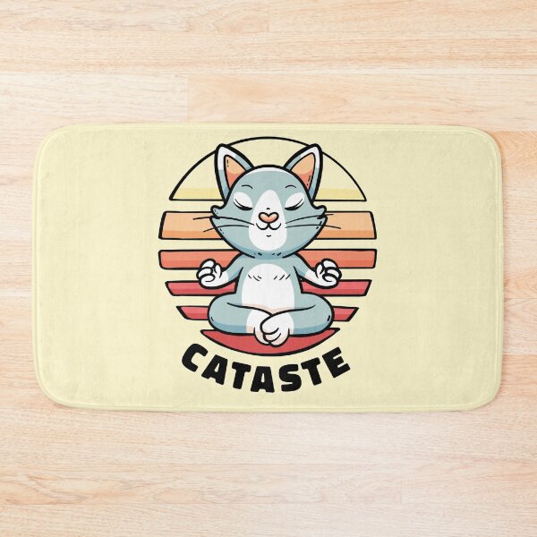 Item preview, Cataste Funny Cat Yoga Meditation Seated Pose designed and sold by larspat.