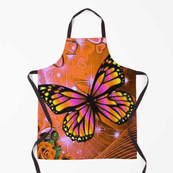 Item preview, Shiny orange butterfly love designed and sold by NexusArts.