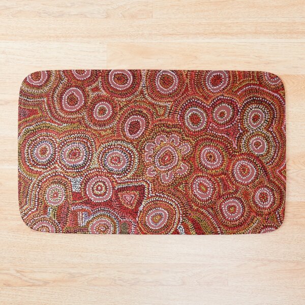 Item preview, Australian Aboriginal Art Dots in Orange, Red & White designed and sold by zrvby.