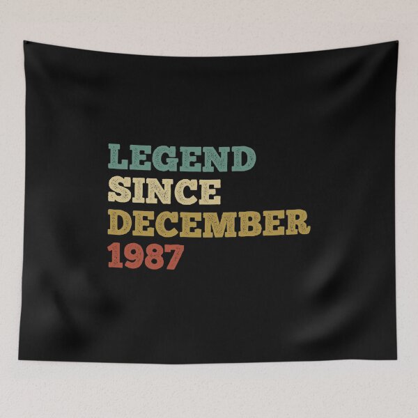 Item preview, vintage 1987 t shirt, 34th birthday shirt, december birthday shirt, december shirt, december birthday designed and sold by T-DESIGNEDZ.