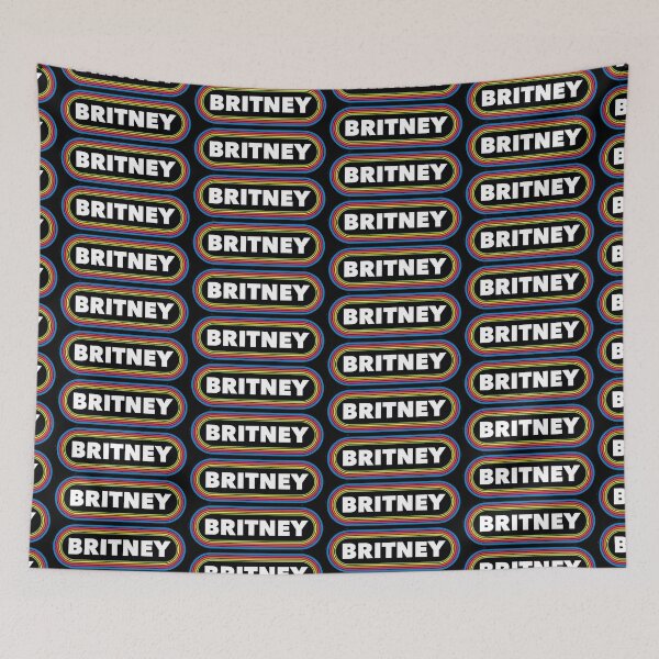 Item preview, Britney Retro Name Badge designed and sold by Popular-Gifts.