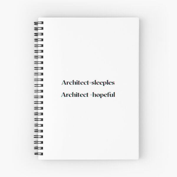Item preview, sleepless hopeful architect designed and sold by Kuhlclothing.