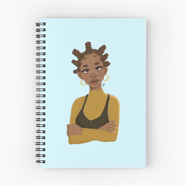 Item preview, Cutie w/ Bantu Knots designed and sold by artbykathlyn.