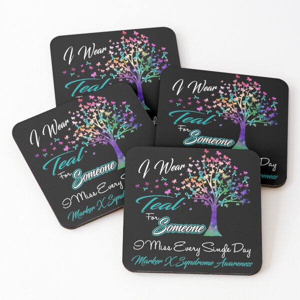 Item preview, I Wear Teal For Someone I Miss Marker X Syndrome Awareness designed and sold by Gillosina.