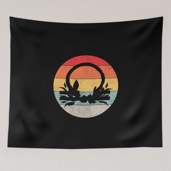 Item preview, Floral Libra Zodiac Horoscope Sign Retro Sunset Graphic  designed and sold by DSweethearts.