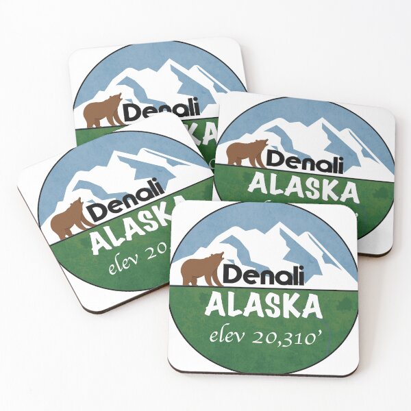 Item preview, Denali Alaska - State Highpoint #01 designed and sold by PeakButtons.