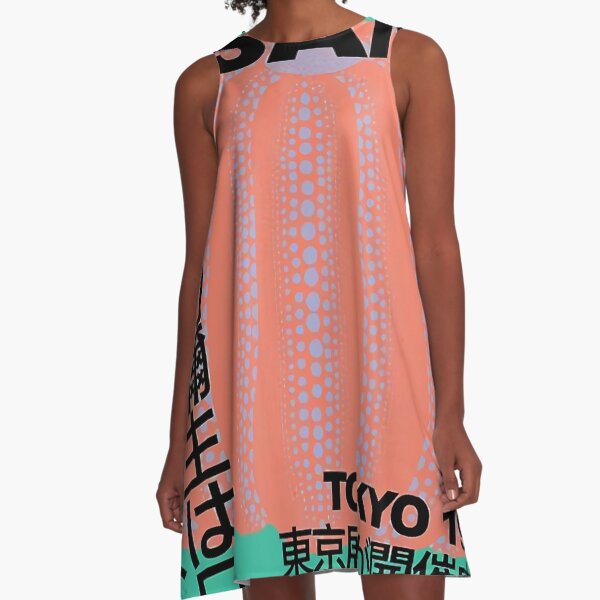 Green Yayoi Kusama A-Line Dress